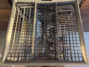 Using the dishwasher