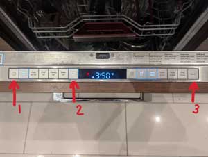 Using the dishwasher