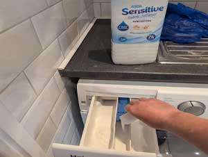 Washing Clothes at home