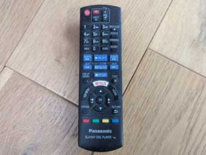 Using BluRay player